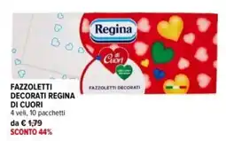 Iperal Fazzoletti decorati regina di cuori offerta