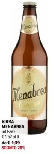 Iperal Birra MENABREA offerta