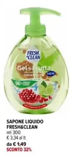 Iperal Sapone liquido FRESH&CLEAN offerta