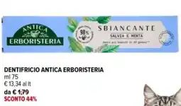 Iperal Dentifricio ANTICA ERBORISTERIA offerta