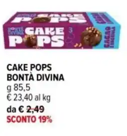 Iperal Cake pops bontà divina offerta
