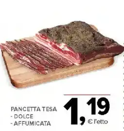 Todis Pancetta tesa - dolce - affumicata offerta