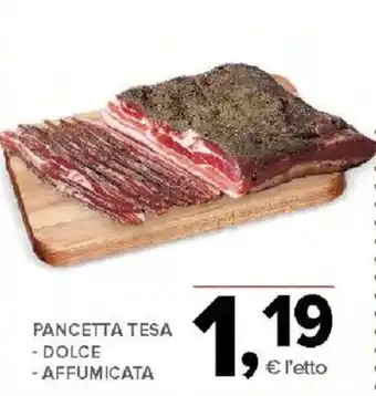 Todis Pancetta tesa - dolce - affumicata offerta