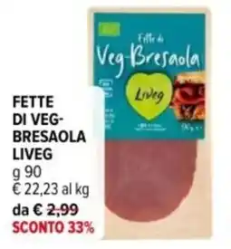 Iperal Fette di veg-bresaola LIVEG offerta