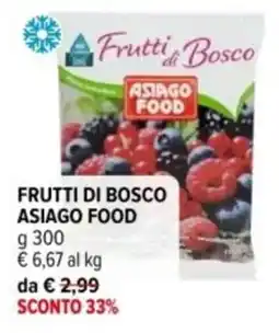 Iperal Frutti di bosco ASIAGO FOOD offerta