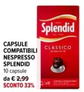 Iperal Capsule compatibili nespresso SPLENDID offerta