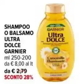 Iperal Shampoo o balsamo ultra dolce GARNIER offerta