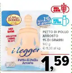 Todis Petto di pollo arrosto 1% di grassi offerta