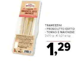 Todis Tramezzini - prosciutto cotto - tonno e maionese offerta