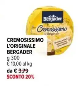 Iperal Cremosissimo l'originale BERGADER offerta