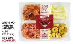 Iperal Aperitivo sfizioso AMORETTI offerta