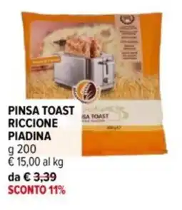Iperal Pinsa toast riccione piadina offerta