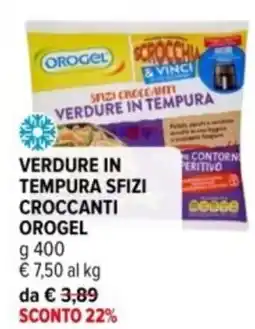Iperal Verdure in tempura sfizi croccanti OROGEL offerta