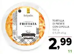 Todis Tortilla di patate con cipolla offerta