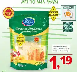Todis Grana padano grattugiato dop offerta