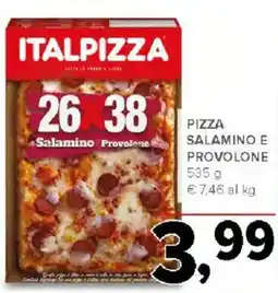 Todis Pizza salamino e provolone offerta