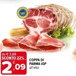 Iperal Coppa di parma igp offerta