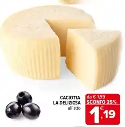 Iperal Caciotta la deliziosa offerta