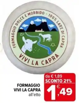 Iperal Formaggio vivi la capra offerta