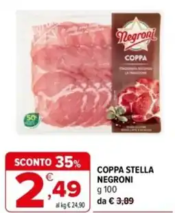 Iperal Coppa stella NEGRONI offerta