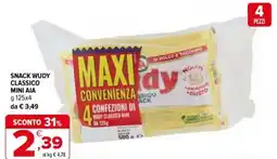 Iperal Snack wudy classico mini AIA offerta