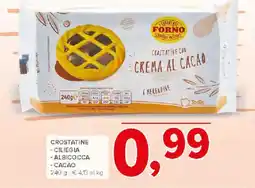 Todis Tesori del forno crostatine ciliegia - albicocca - cacao offerta