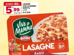 Iperal Lasagne viva la mamma BERETTA offerta