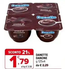 Iperal Danette danone offerta