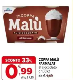 Iperal Coppa malù PARMALAT offerta