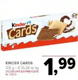 Todis Kinder cards offerta