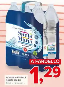 Todis Acqua naturale SANTA MARIA offerta
