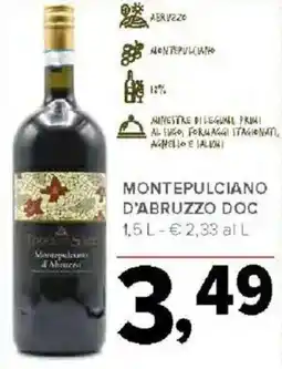 Todis Montepulciano d'abruzzo DOC offerta