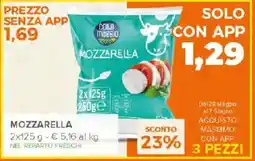 Todis Colle maggio mozzarella offerta
