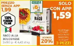 Todis Ragù alla bolognese offerta
