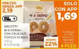 Todis Biscotti ai 6 cereali con crusca e fiocchi di mais offerta