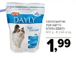 Todis Rico croccantini per gatto sterilizzato offerta