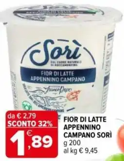 Iperal Fior di latte appennino campano SORÌ offerta