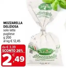 Iperal Mozzarella DELIZIOSA offerta