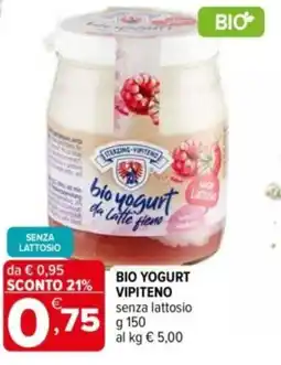 Iperal Bio yogurt VIPITENO offerta