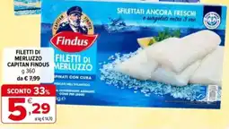 Iperal Filetti di merluzzo CAPITAN FINDUS offerta