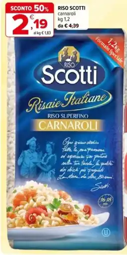 Iperal Riso scotti carnaroli offerta