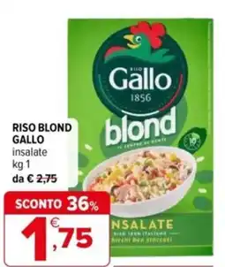 Iperal Riso blond GALLO offerta