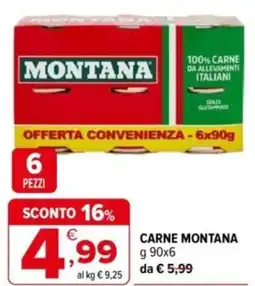 Iperal Carne MONTANA offerta