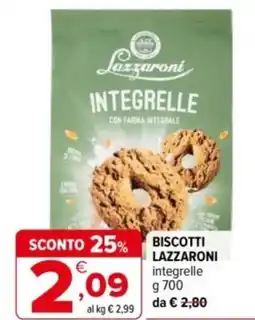 Iperal Biscotti LAZZARONI offerta