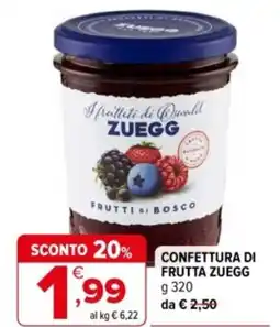 Iperal Confettura di frutta ZUEGG offerta