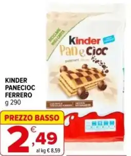 Iperal Kinder panecioc FERRERO offerta