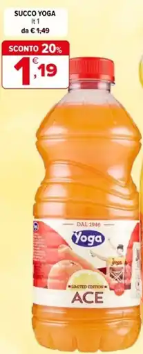Iperal Succo YOGA offerta