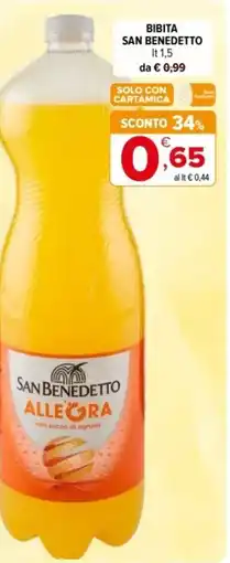 Iperal Bibita SAN BENEDETTO offerta