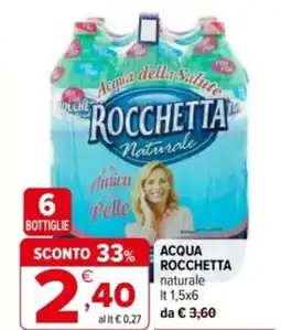 Iperal Acqua ROCCHETTA offerta