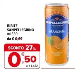 Iperal Bibite SANPELLEGRINO offerta